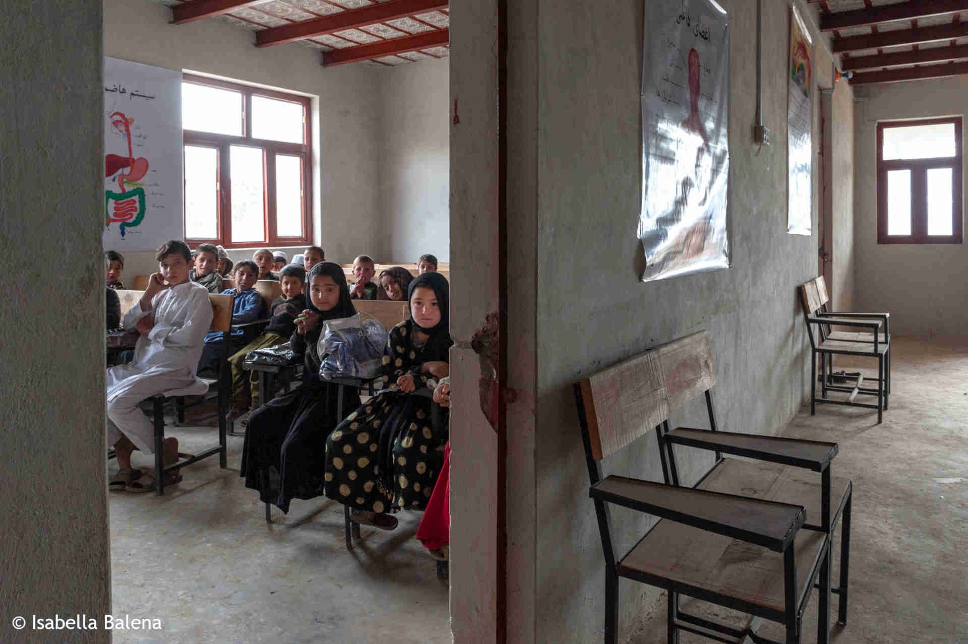 Scuola in Afghanistan prima del 2021