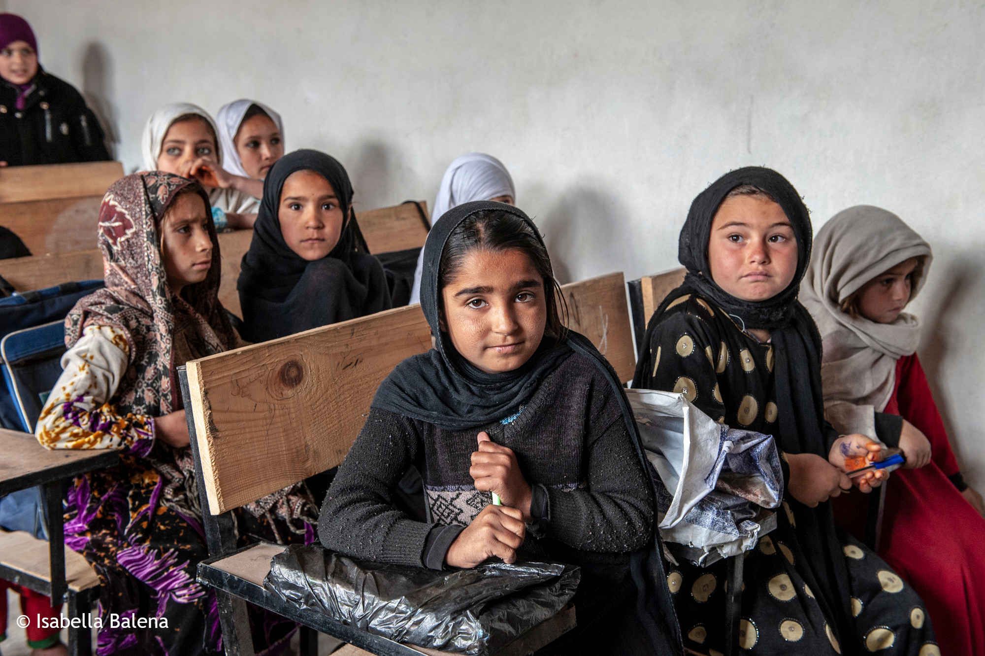 Bambine afghane a scuola - 2019